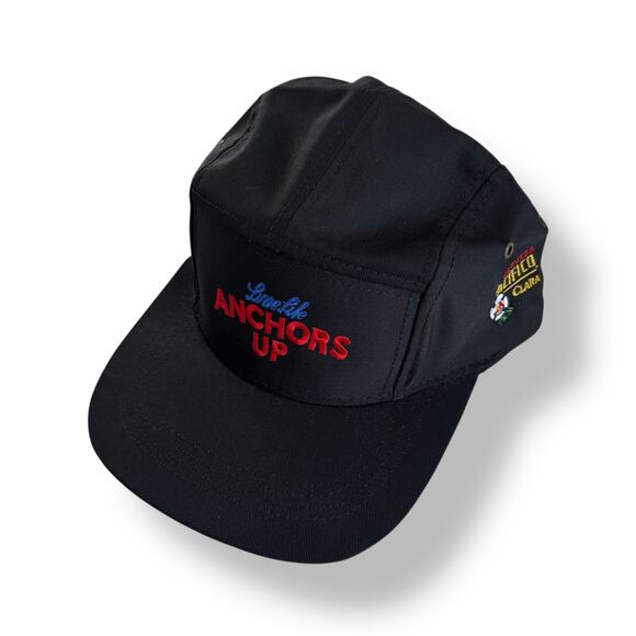 Pacifico Live Life Anchors Up Black Hat Adjustable Unisex One Size Cap - Picture 1 of 7